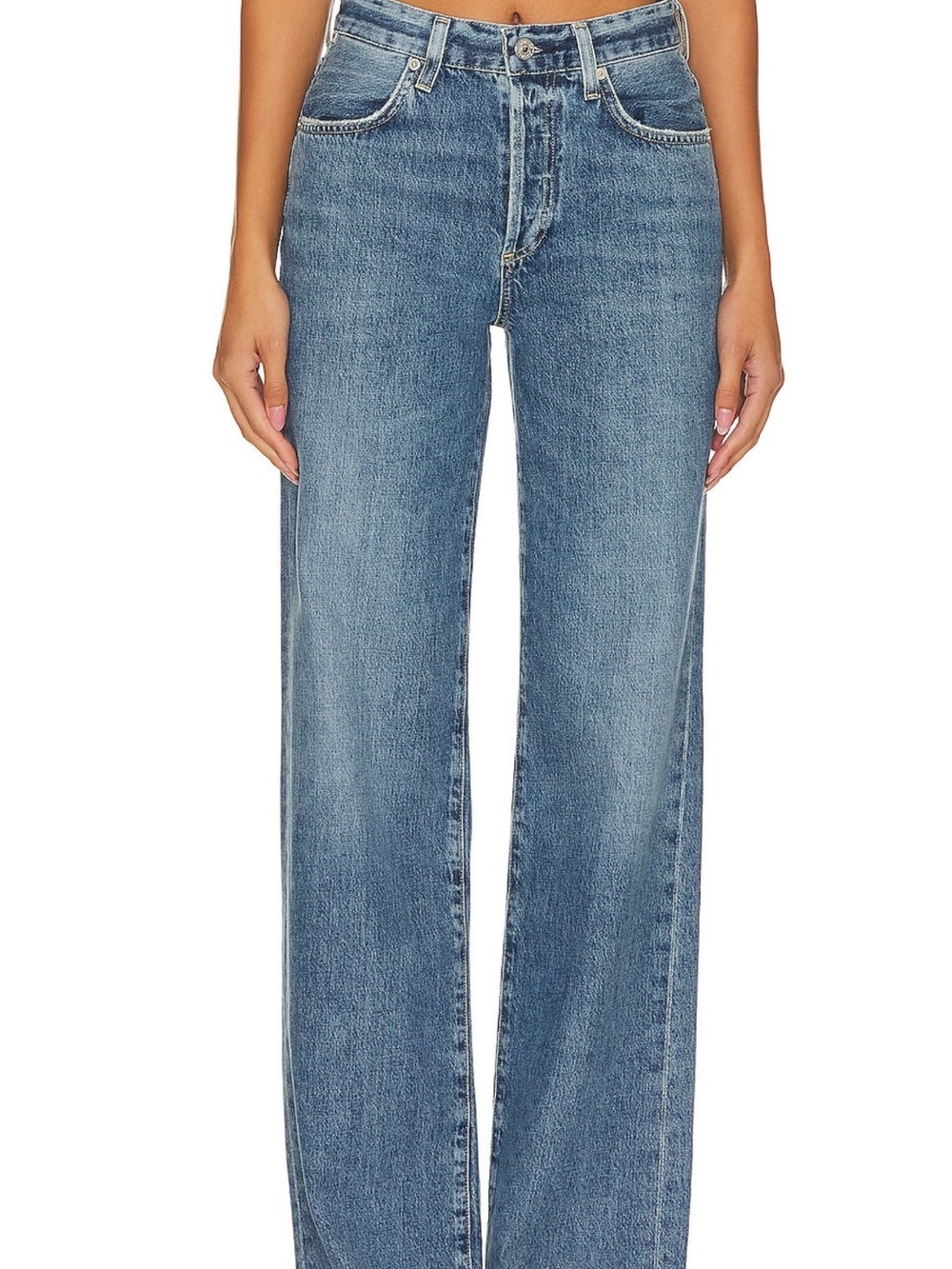 Citizens Of Humanity Straight-Leg Jeans in Medium Blue Wash NWOT